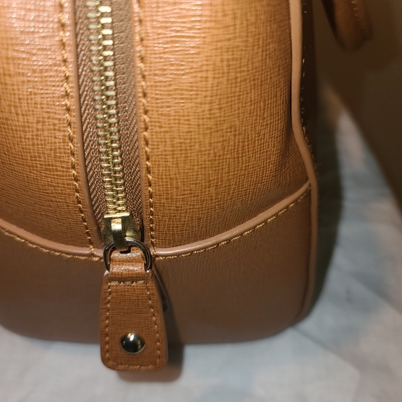 Cognac Furla Leather Purse - Picture 4 of 6
